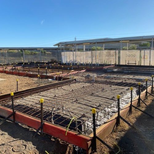 Bathhouse slab